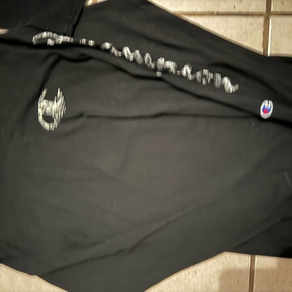 Champion Black Long Sleeve and T-Shirt Set - Picture 2 of 3